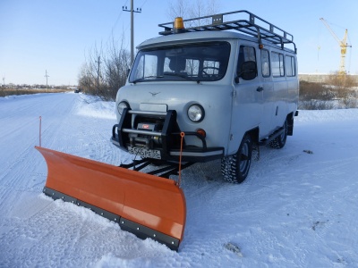 Снегоуборочный отвал Уникар серии Стандарт для УАЗ 469, УАЗ Хантер, УАЗ Патриот, УАЗ Pickup, УАЗ Буханка. Размер 2.0 м.