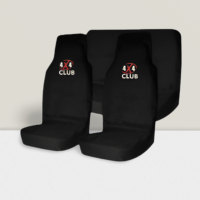 Чехлы 4x4 CLUB грязезащитные универсальные для передних и задних сидений, цвет черный