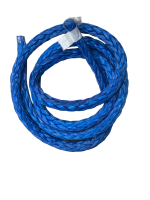 Трос синтетический для лебедки  Super Rope. Диаметр 16 мм. Длина 2.5 метра. Максимальная нагрузка 18800 кг. Цвет синий.