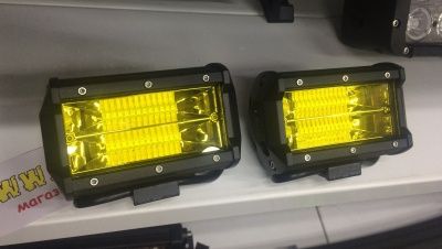 Светодиодная фара LBS 865 72 w желтый противотуманный свет
