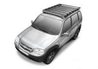 Багажник RIVAL модульный алюминиевый для LADA NIVA TRAVEL, CHEVROLET NIVA. Установка в штатные места.