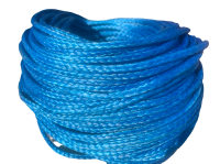Синтетический трос "Super Rope" метражом 8 мм 100 метров. Максимальная нагрузка 4800 кг. Цвет синий.