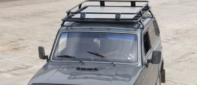 Экспедиционный багажник Уникар для Нива 2121 с алюминиевым листом