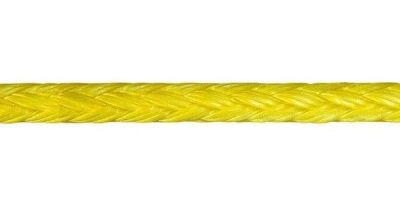 Синтетический, кевларовый трос SN 8 метражом. Диаметр 8 мм. Максимальная нагрузка 4800 кг. Цвет желтый.