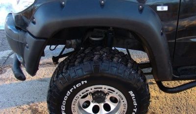 Расширители колесных арок для УАЗ Pickap с накладками на бампера. Производитель FENDERS.
